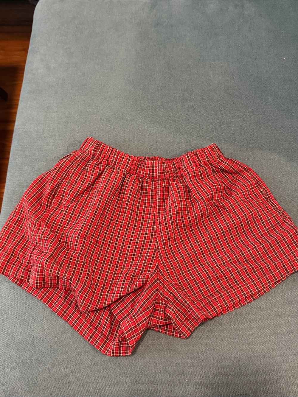 Rare Brandy Melville Plaid Boxer Shorts
